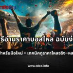 วิธีอ่านราคาบอลไหล