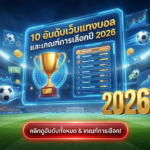 10 อันดับเว็บแทงบอล และเกณฑ์การเลือกปี 2026
