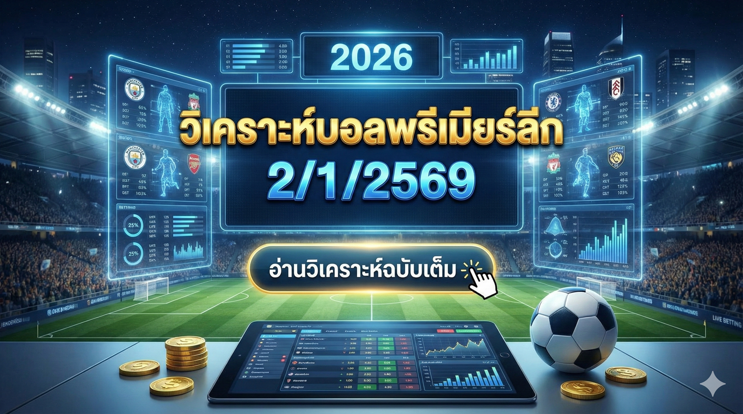 วิเคราะห์บอลพรีเมียร์ลีก 212569