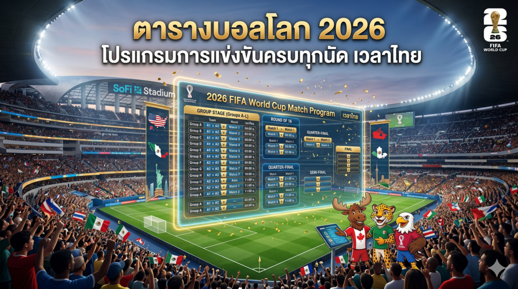 ตารางบอลโลก 2026