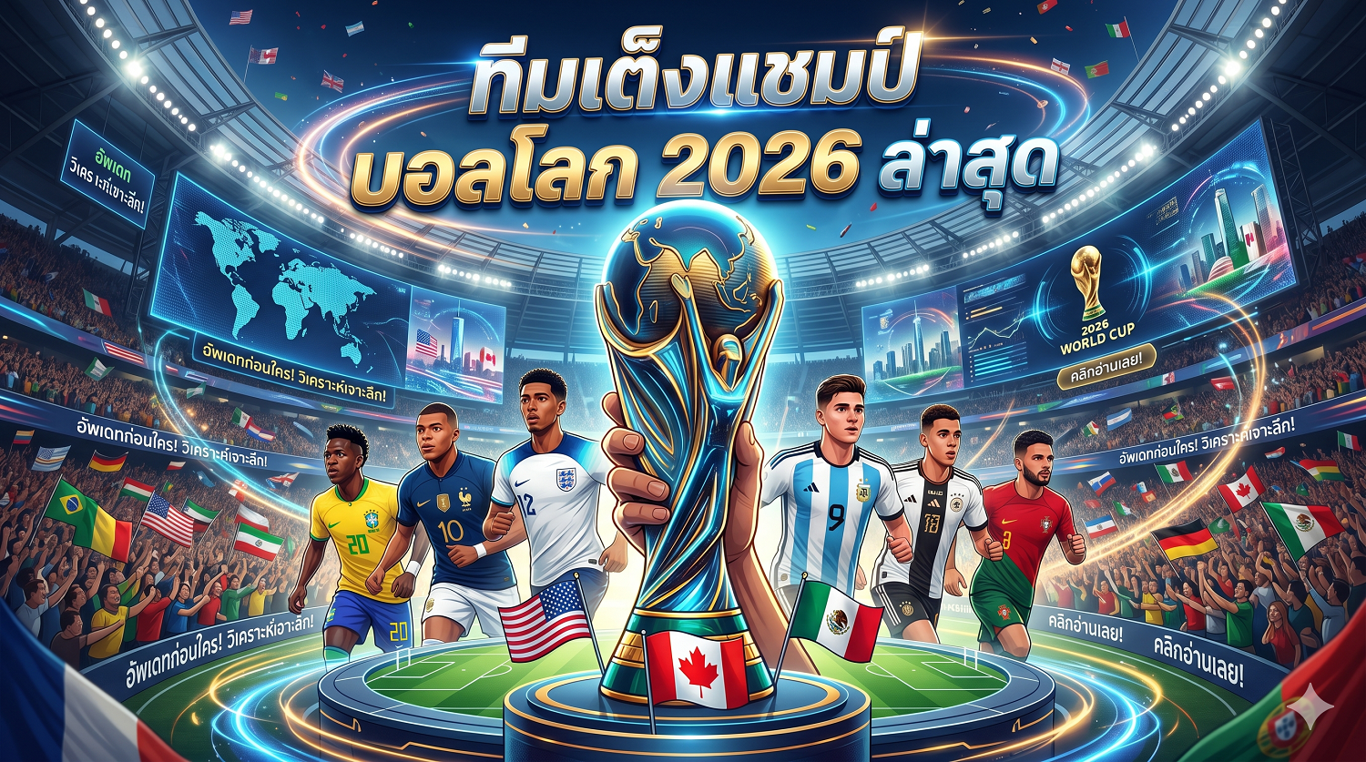 ทีมเต็งแชมป์ บอลโลก 2026 ล่าสุด