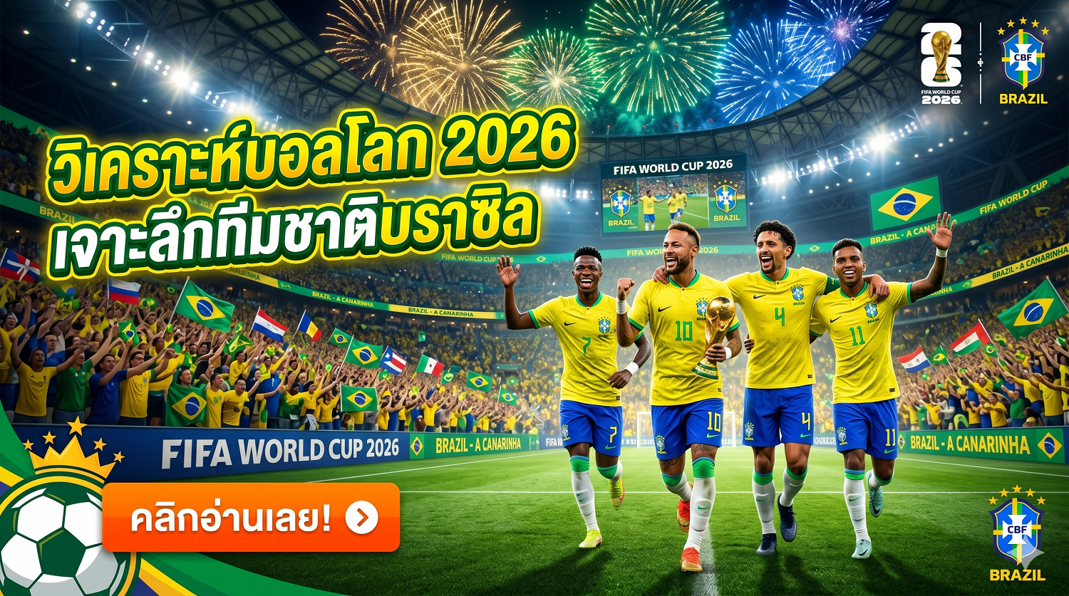 บอลโลก 2026 เจาะลึกทีมชาติบราซิล
