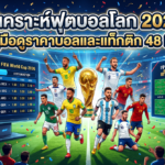 วิเคราะห์ฟุตบอลโลก 2026 คู่มือดูราคาบอลและแท็กติก 48 ทีม