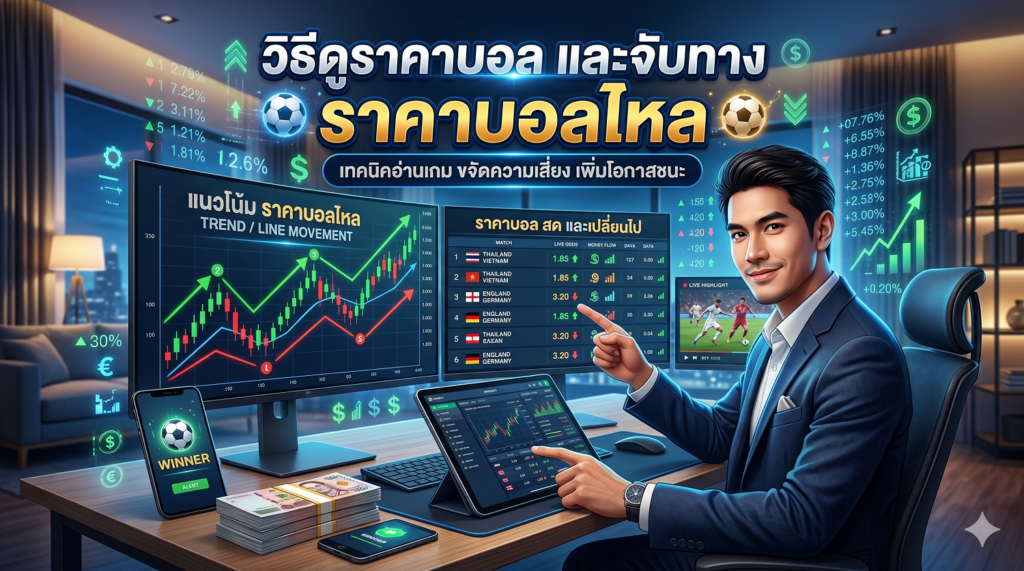 ราคาบอล และจับทาง ราคาบอลไหล
